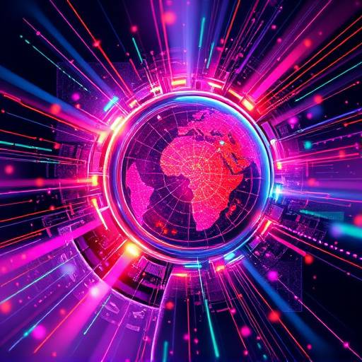 Abstract image representing technological innovation